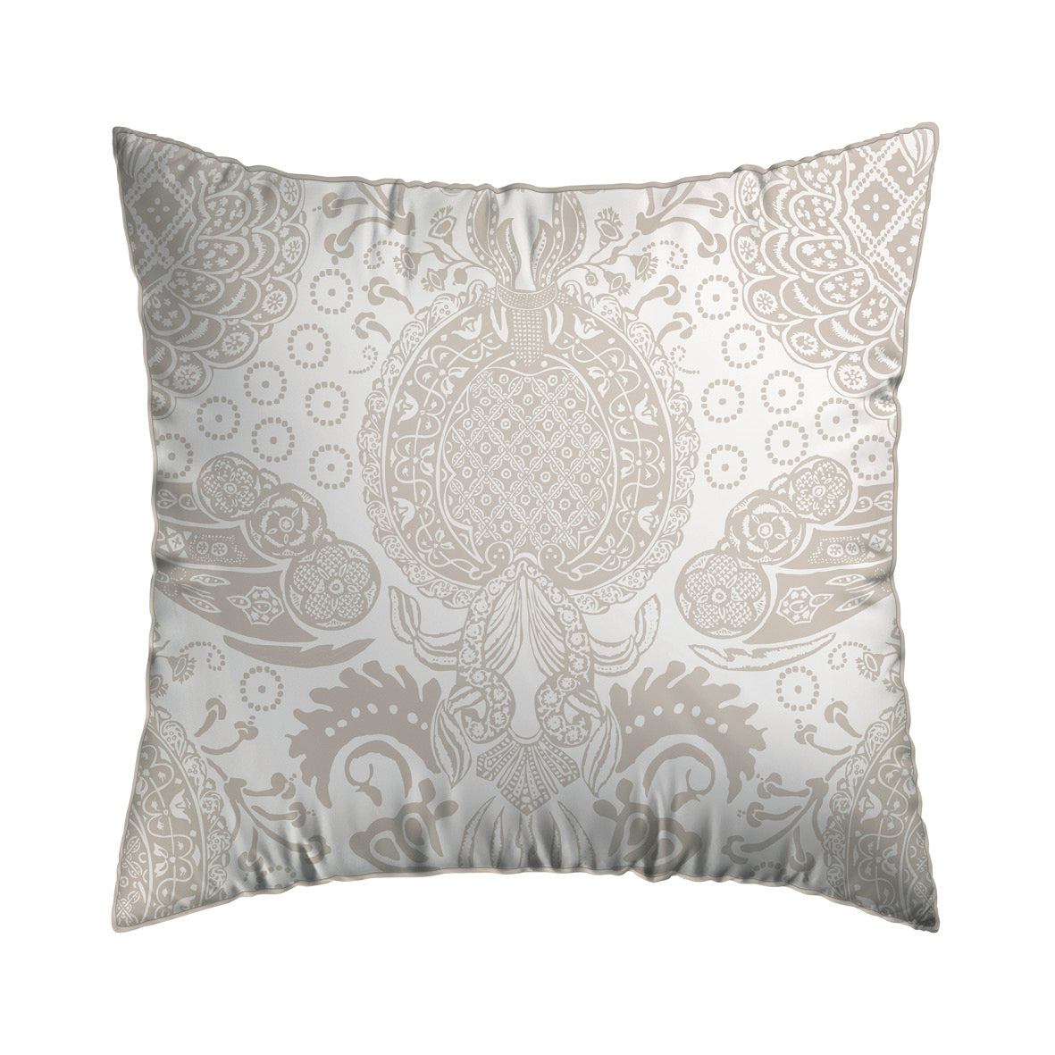 Taie(s) d'oreiller en satin de coton - Arles Taupe - CXL by Christian Lacroix Maison