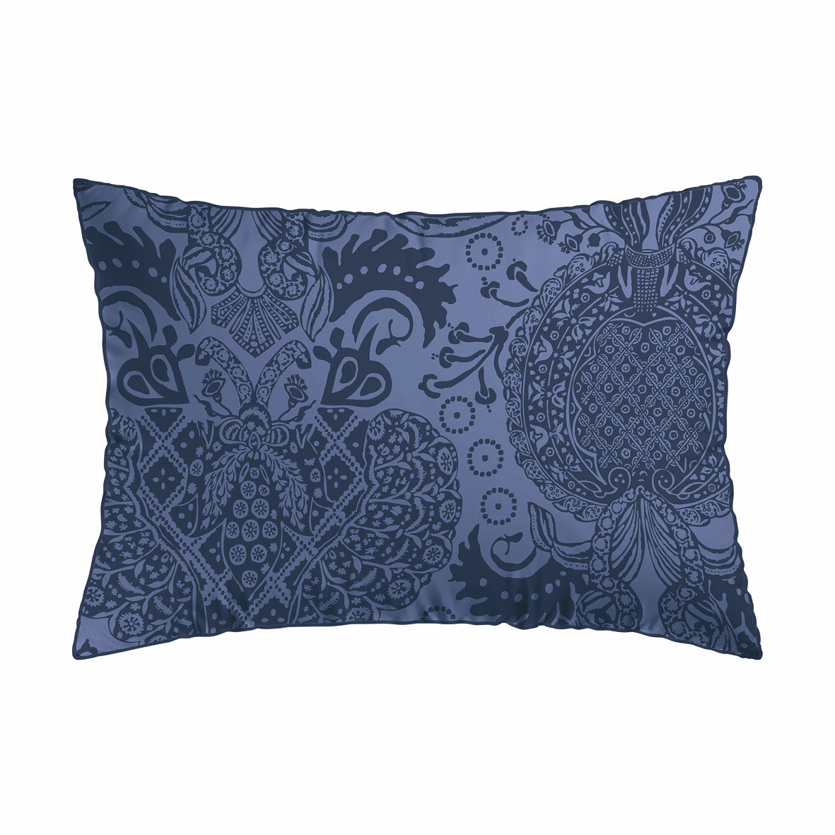 Taie(s) d’oreiller satin de coton - Arles Bleu - 2 x (50 x 70 cm)