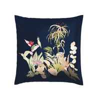 Taie(s) d'oreiller satin de coton - Miami Bleu foncé - 2 x (63 x 63 cm)