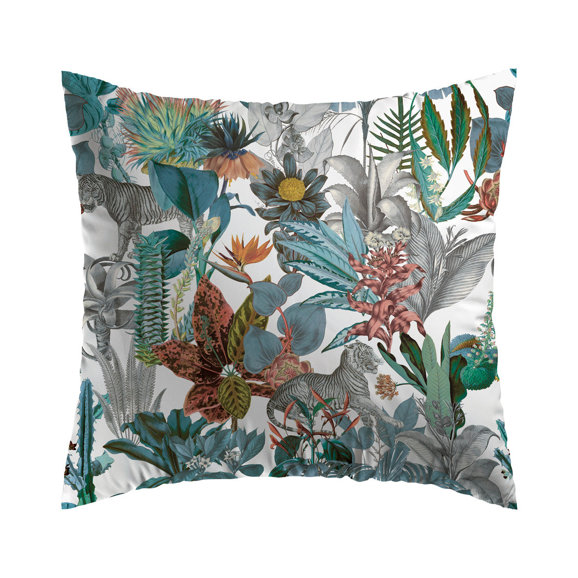 Taie(s) d'oreiller satin de coton - Zanzibar blanc - CXL by Christian Lacroix Maison