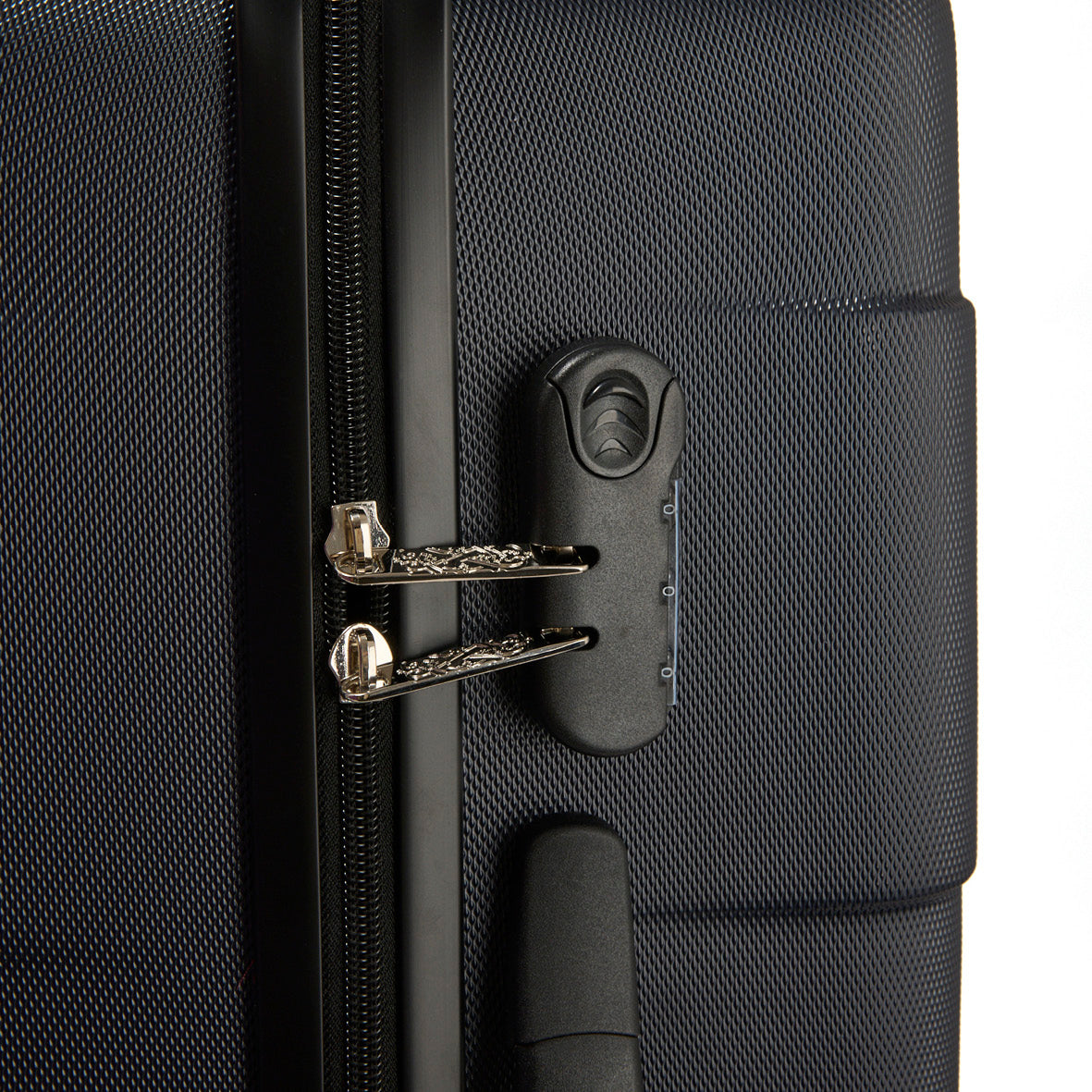 Valise rigide avec 4 roulettes - 60L - 46 x 67 x 25 cm - Toulouse Bleu marine - CXL by Christian Lacroix Maison